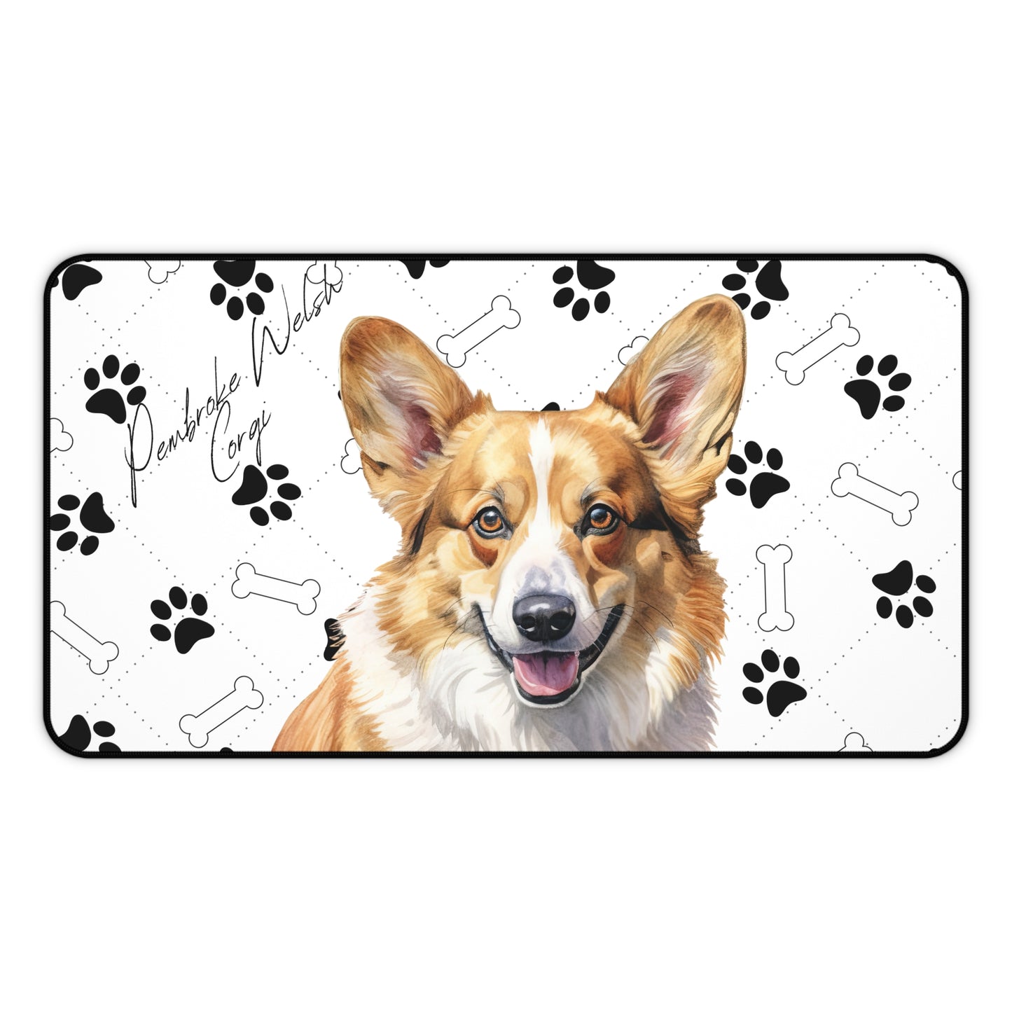 Pembroke Welsh Corgi Desk Mat