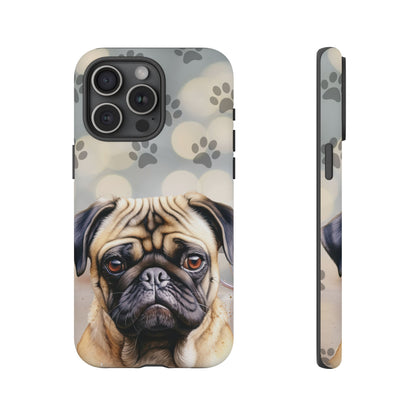 Pug Phone Case by Tough Cases (Apple iPhone, Samsung Galaxy, and Google Pixel)