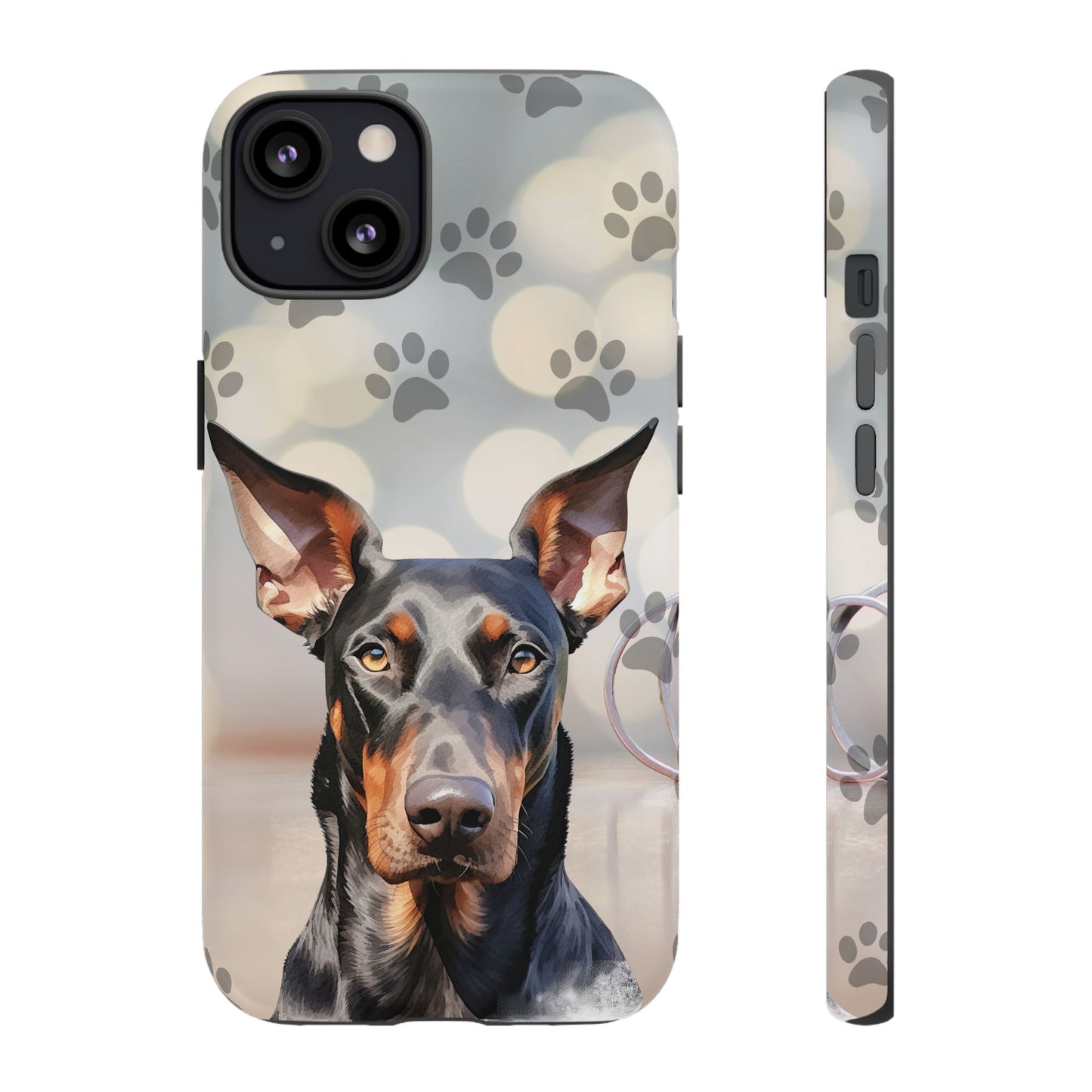 Doberman Phone Case by Tough Cases (Apple iPhone, Samsung Galaxy, and Google Pixel)