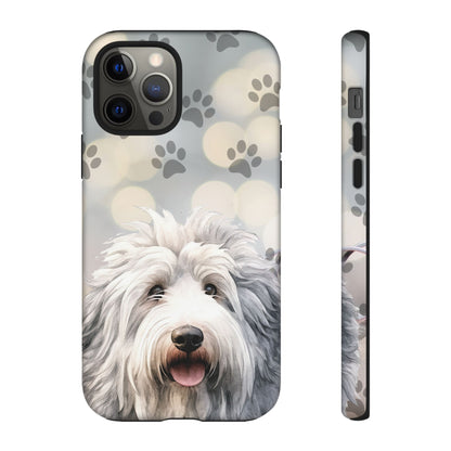Old English Sheepdog by Tough Cases (Apple iPhone, Samsung Galaxy, and Google Pixel devices)