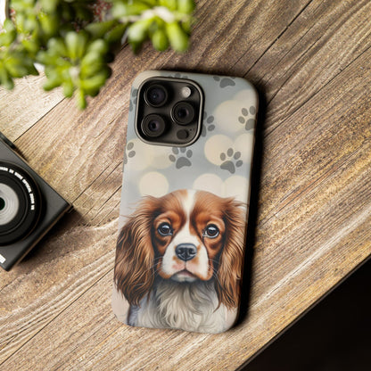 Cavalier King Charles Spaniel phone case by Tough Cases (Apple iPhone, Samsung Galaxy, and Google Pixel)