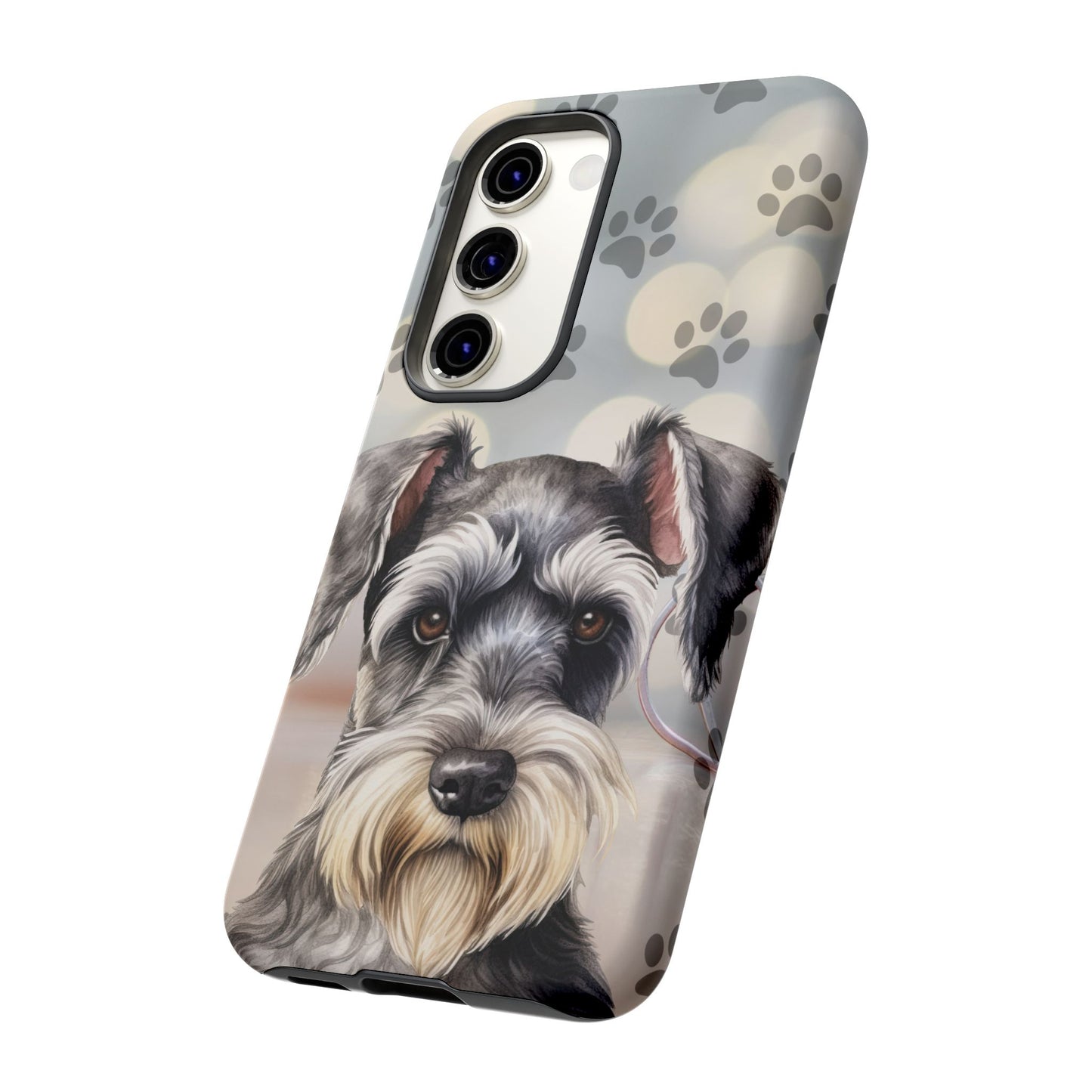Miniature Schnauzer by Tough Cases (Apple iPhone, Samsung Galaxy, and Google Pixel)