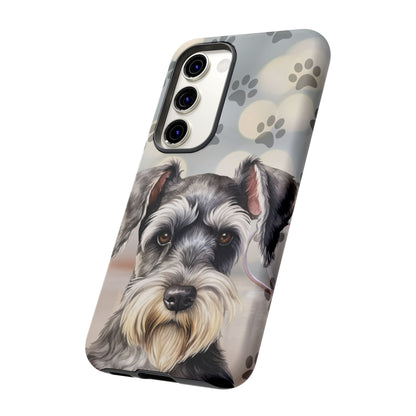 Miniature Schnauzer by Tough Cases (Apple iPhone, Samsung Galaxy, and Google Pixel)