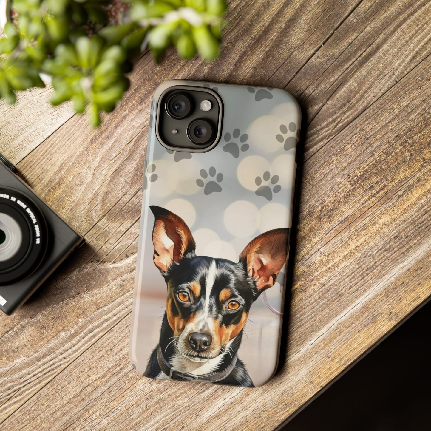 Rat Terrier by Tough Cases a (Apple iPhone, Samsung Galaxy, and Google Pixel)