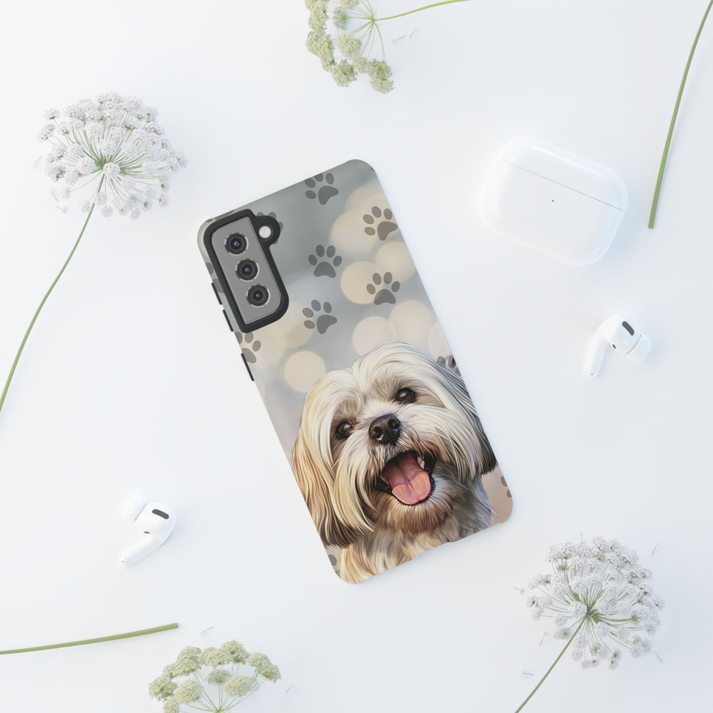 Lhasa Apso Phone Case by Tough Cases (Apple iPhone, Samsung Galaxy, and Google Pixel)