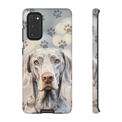 Weimaraner Phone Case by Tough Cases (Apple iPhone, Samsung Galaxy, and Google Pixel)