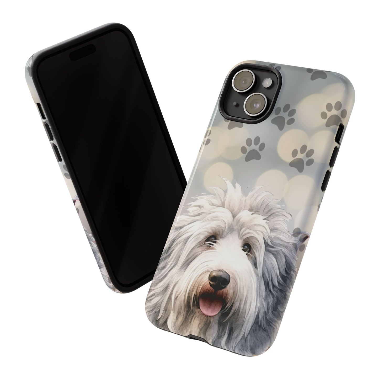 Old English Sheepdog by Tough Cases (Apple iPhone, Samsung Galaxy, and Google Pixel devices)