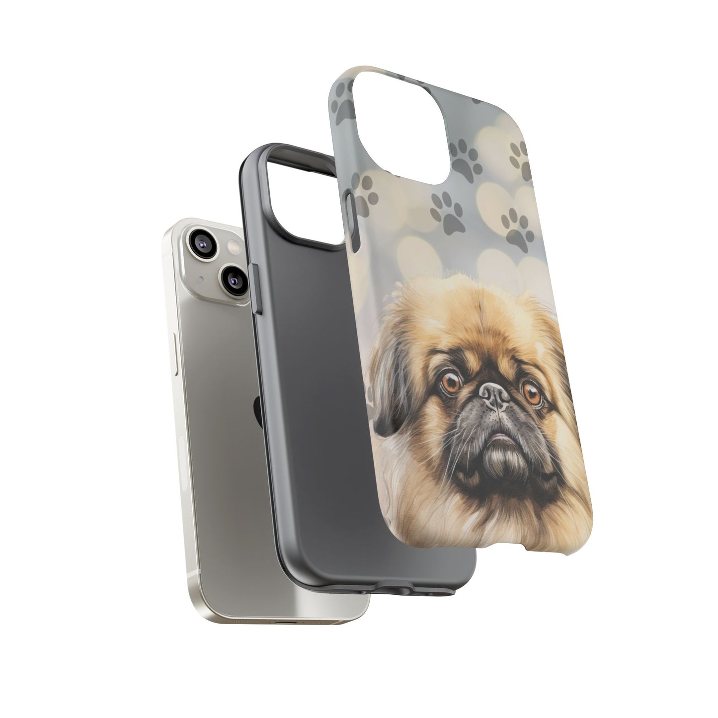 Pekingese by Tough Cases (Apple iPhone, Samsung Galaxy, and Google Pixel devices)