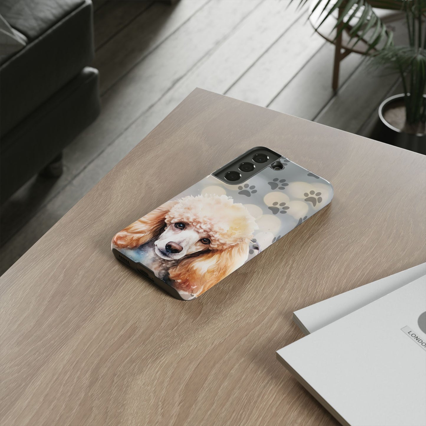 Poodle Phone Case by Tough Cases (Apple iPhone, Samsung Galaxy, and Google Pixel )