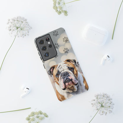 Bull Dog Phone Case by Tough Cases (Apple iPhone, Samsung Galaxy, and Google Pixel)