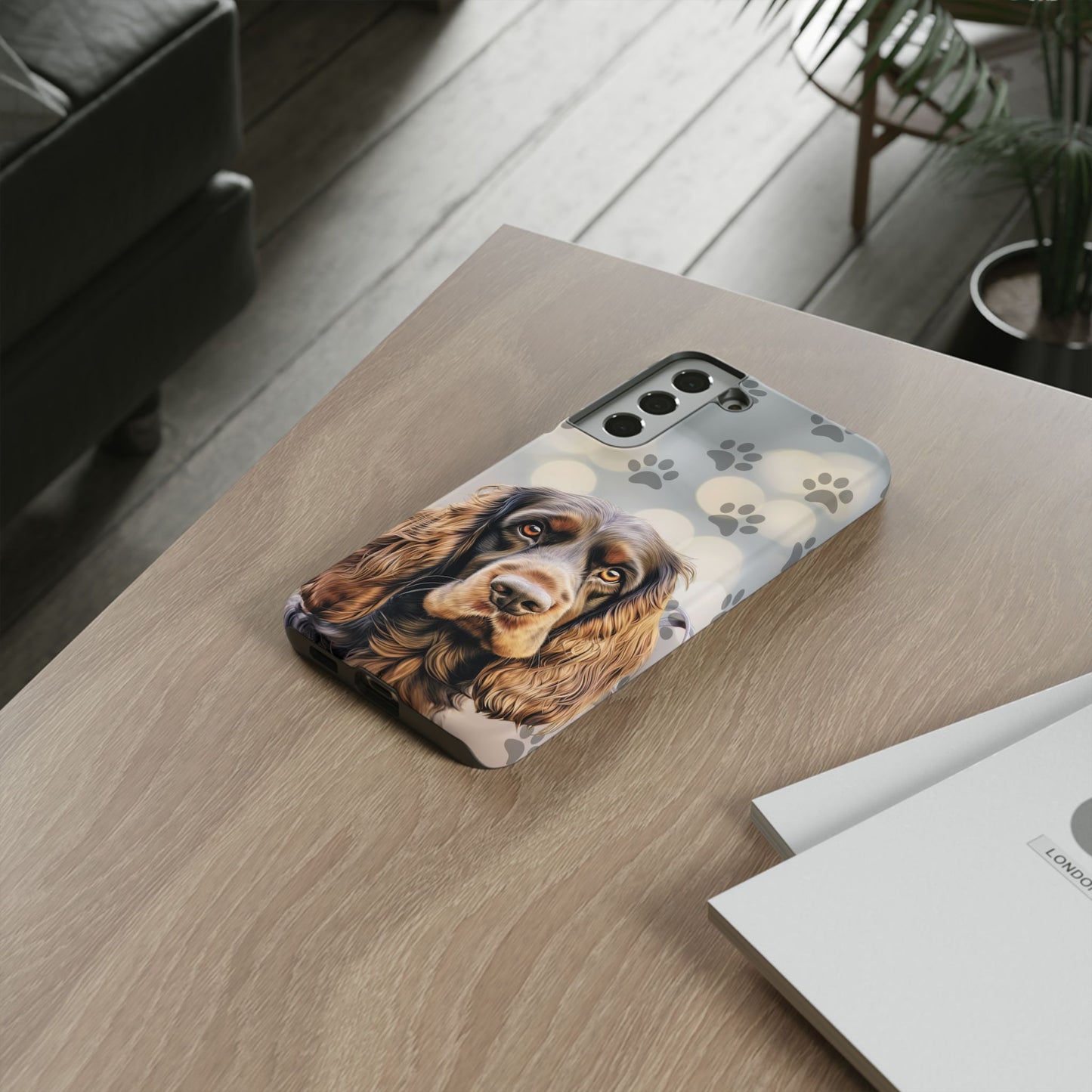 English Cocker Spaniel Phone Case by Tough Cases (Apple iPhone, Samsung Galaxy, and Google Pixel)