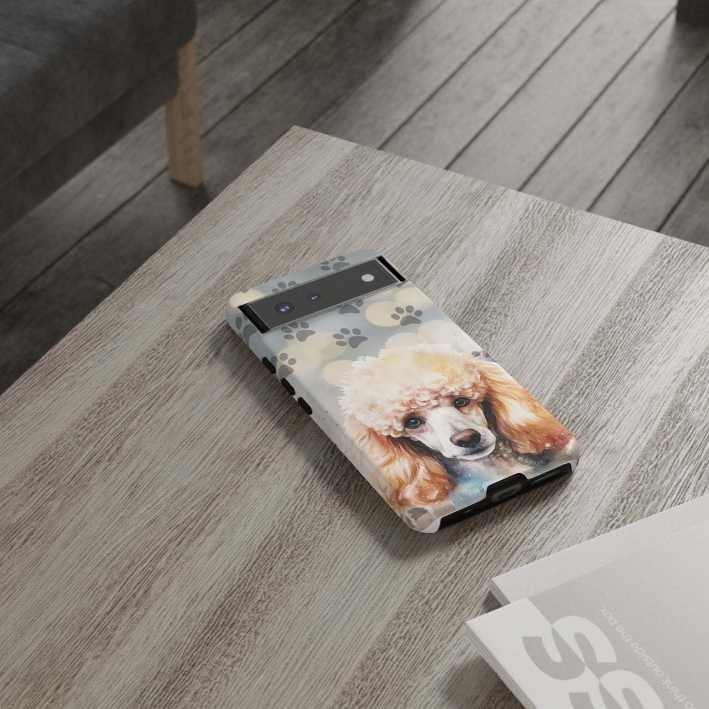 Poodle Phone Case by Tough Cases (Apple iPhone, Samsung Galaxy, and Google Pixel )