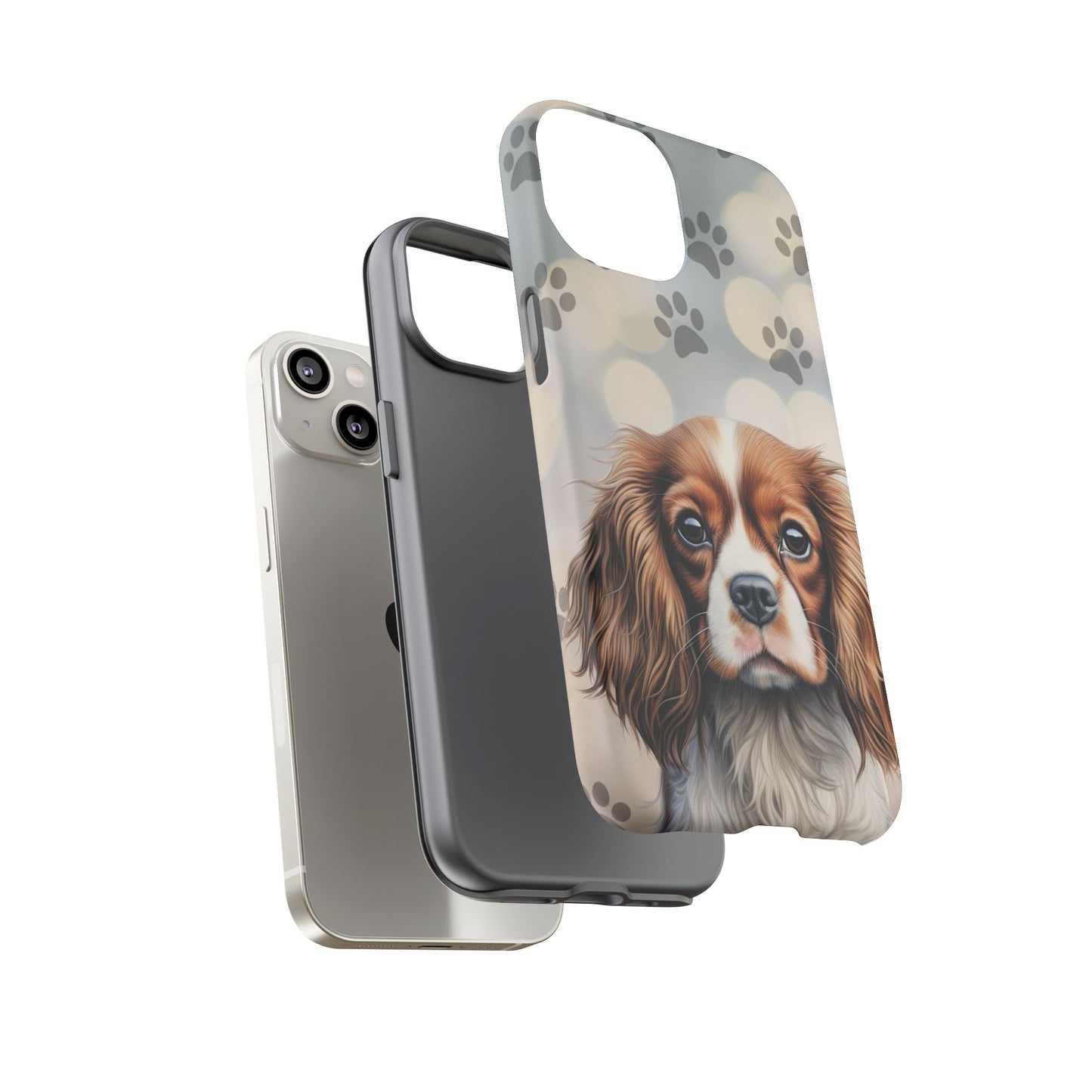Cavalier King Charles Spaniel phone case by Tough Cases (Apple iPhone, Samsung Galaxy, and Google Pixel)