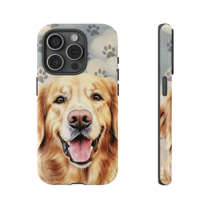 Golden Retriever Phone Case by Tough Cases (iphone 15, pro and Max)