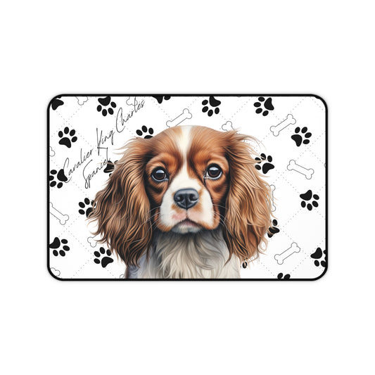 Cavalier King Charles Spaniel Desk Mat