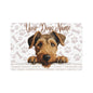 Welsh Terrier Personalized Pet Food Mat, Custom Dog Food Mat, Dog Feeding Mat, Cute Pet Mat, Dog Lovers Gift