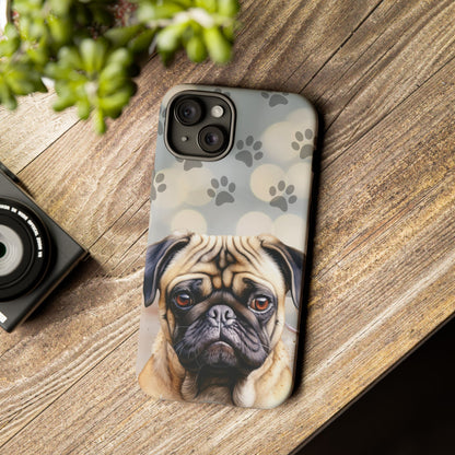 Pug Phone Case by Tough Cases (Apple iPhone, Samsung Galaxy, and Google Pixel)