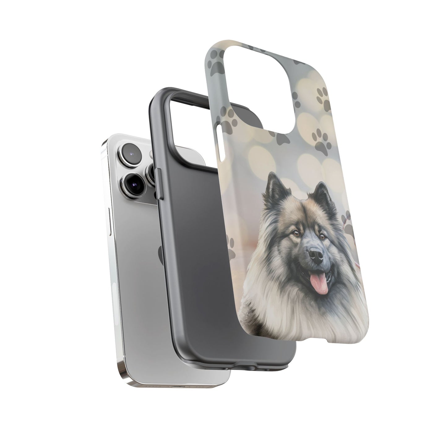 Keeshond Phone Case by Tough Cases ( Apple iPhone, Samsung Galaxy, and Google Pixel)