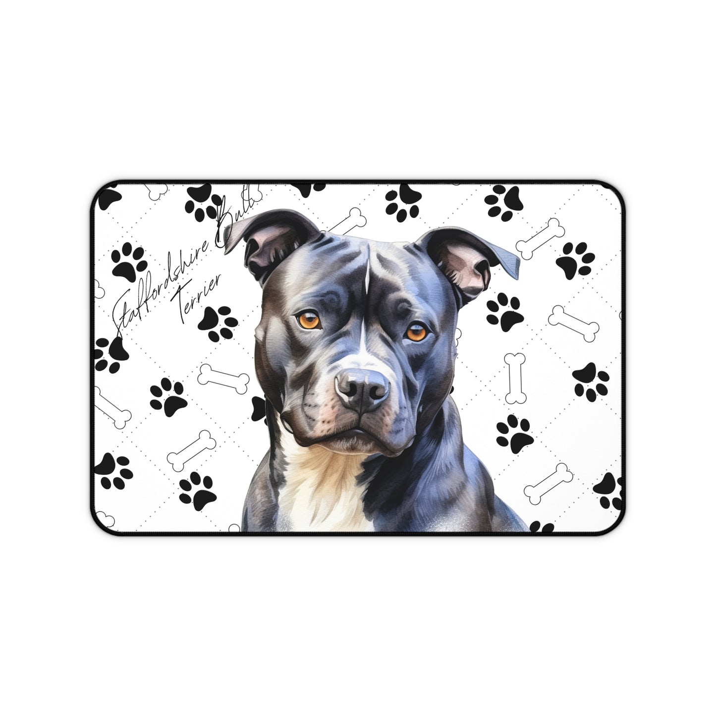 Staffordshire Terrier Desk Mat