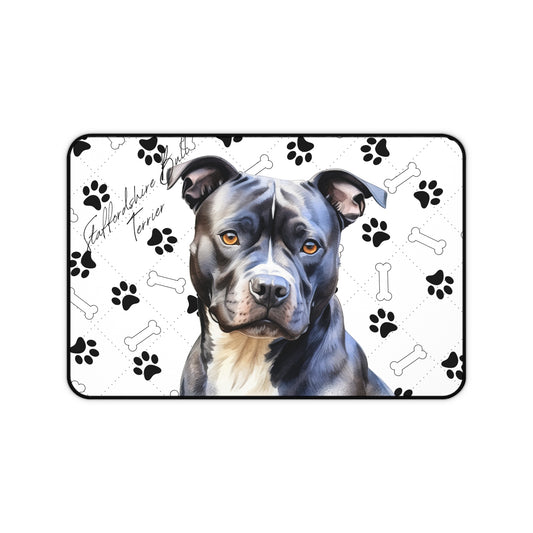 Staffordshire Terrier Desk Mat