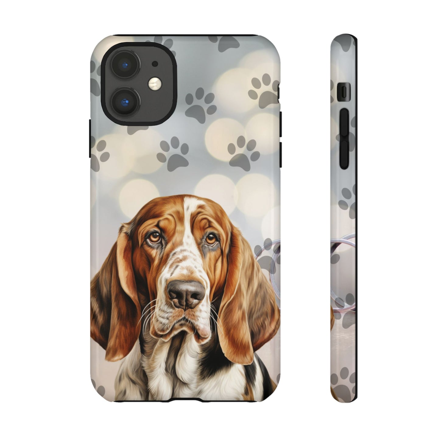 Basset Hound Phone Case by Tough Cases (Apple iPhone, Samsung Galaxy, and Google Pixel)