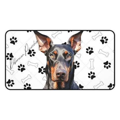 Doberman Pinscher Desk Mat