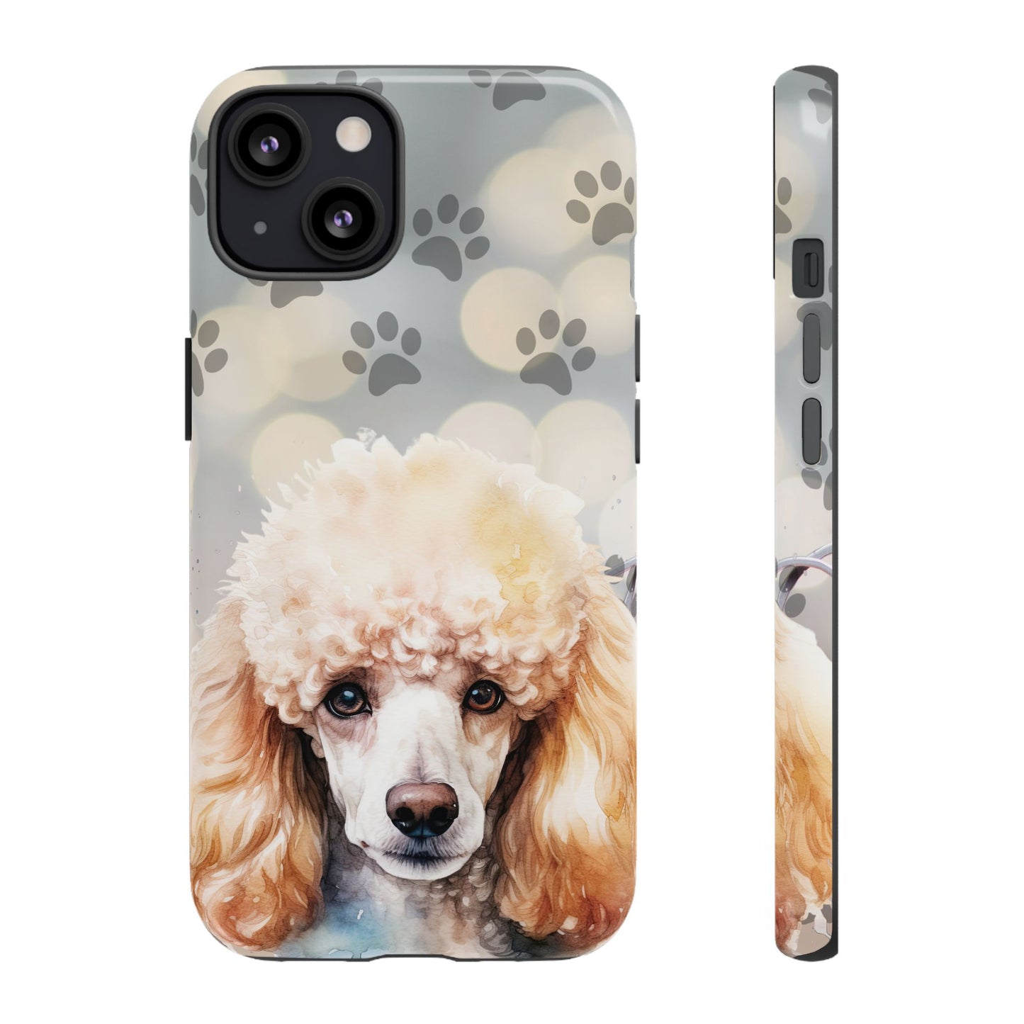 Poodle Phone Case by Tough Cases (Apple iPhone, Samsung Galaxy, and Google Pixel )