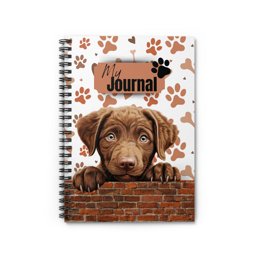 Chesapeake Bay Retriever Spiral Notebook - Ruled Line