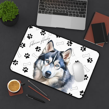 Siberian Husky Desk Mat