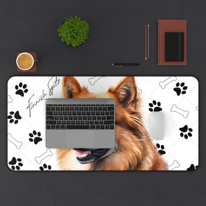 Finnish Spitz Desk Mat