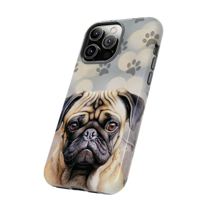 Pug Phone Case by Tough Cases (Apple iPhone, Samsung Galaxy, and Google Pixel)