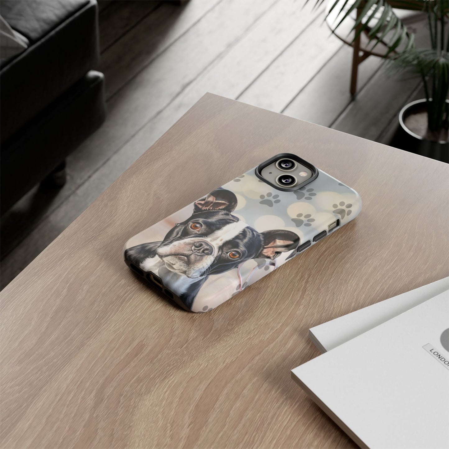 Boston Terrier Phone Case by Tough Cases (Apple iphone, Samsung galaxy, Google Pixel) Boston Terrier