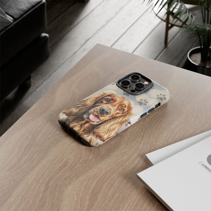 Cocker Spaniel Phone Case by Tough Cases (Apple iPhone, Samsung Galaxy, and Google Pixel)