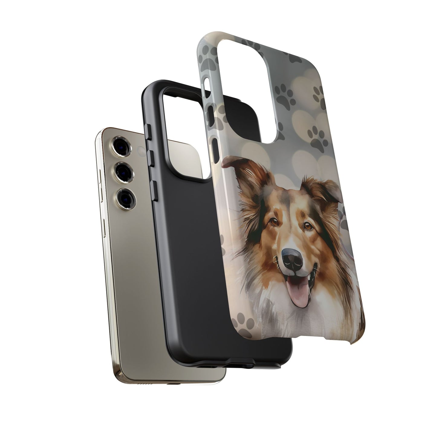 Collie Phone Case by Tough Cases (Apple iPhone, Samsung Galaxy, and Google Pixel)