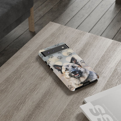 Norwegian Elkhound by Tough Cases (Apple iPhone, Samsung Galaxy, and Google Pixel)