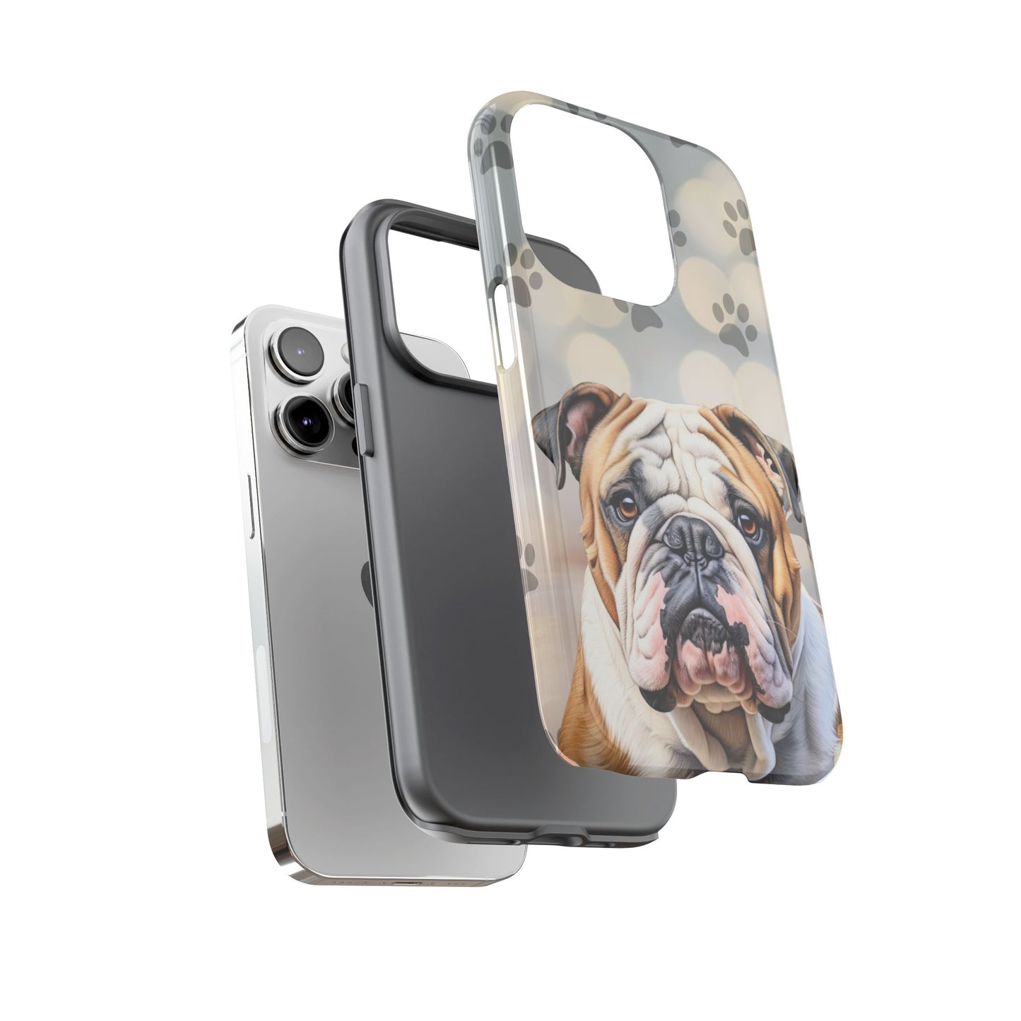 Bull Dog Phone Case by Tough Cases (Apple iPhone, Samsung Galaxy, and Google Pixel)