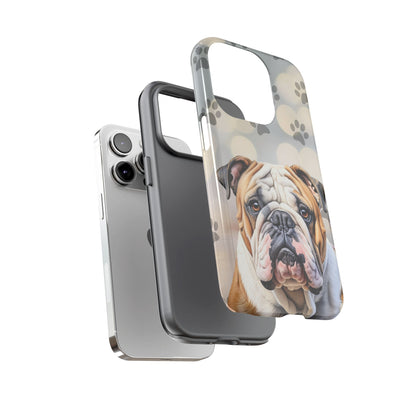 Bull Dog Phone Case by Tough Cases (Apple iPhone, Samsung Galaxy, and Google Pixel)