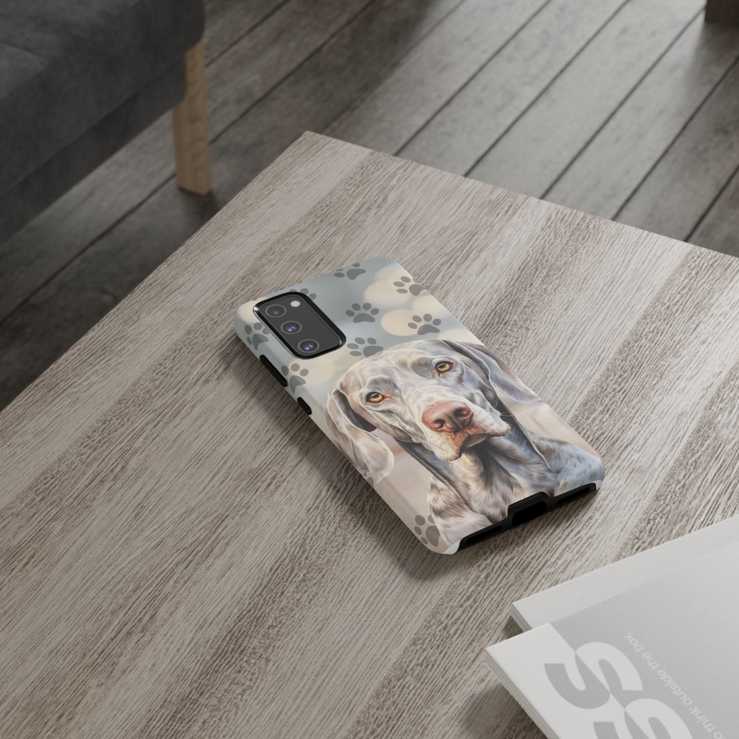 Weimaraner Phone Case by Tough Cases (Apple iPhone, Samsung Galaxy, and Google Pixel)
