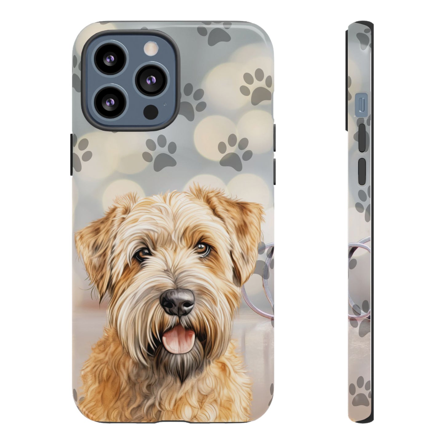 Self-Coated Wheaten Terrier by Tough Cases (Apple iPhone, Samsung Galaxy, and Google Pixel)