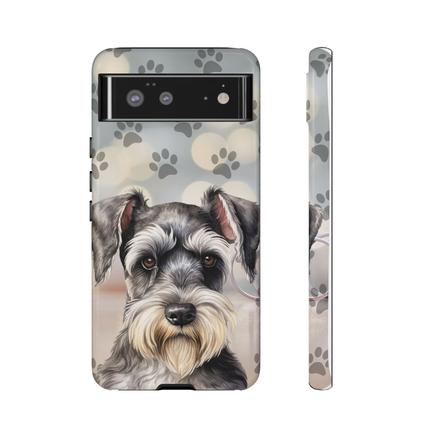 Miniature Schnauzer by Tough Cases (Apple iPhone, Samsung Galaxy, and Google Pixel)