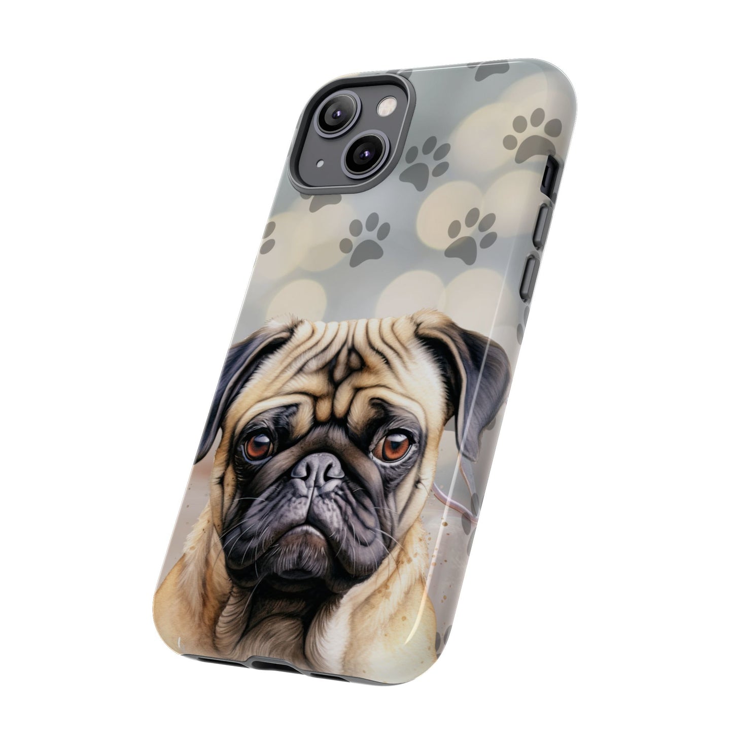 Pug Phone Case by Tough Cases (Apple iPhone, Samsung Galaxy, and Google Pixel)