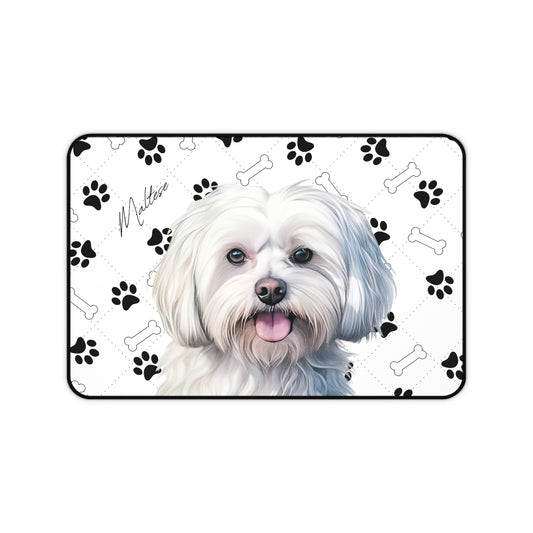 Maltese Desk Mat