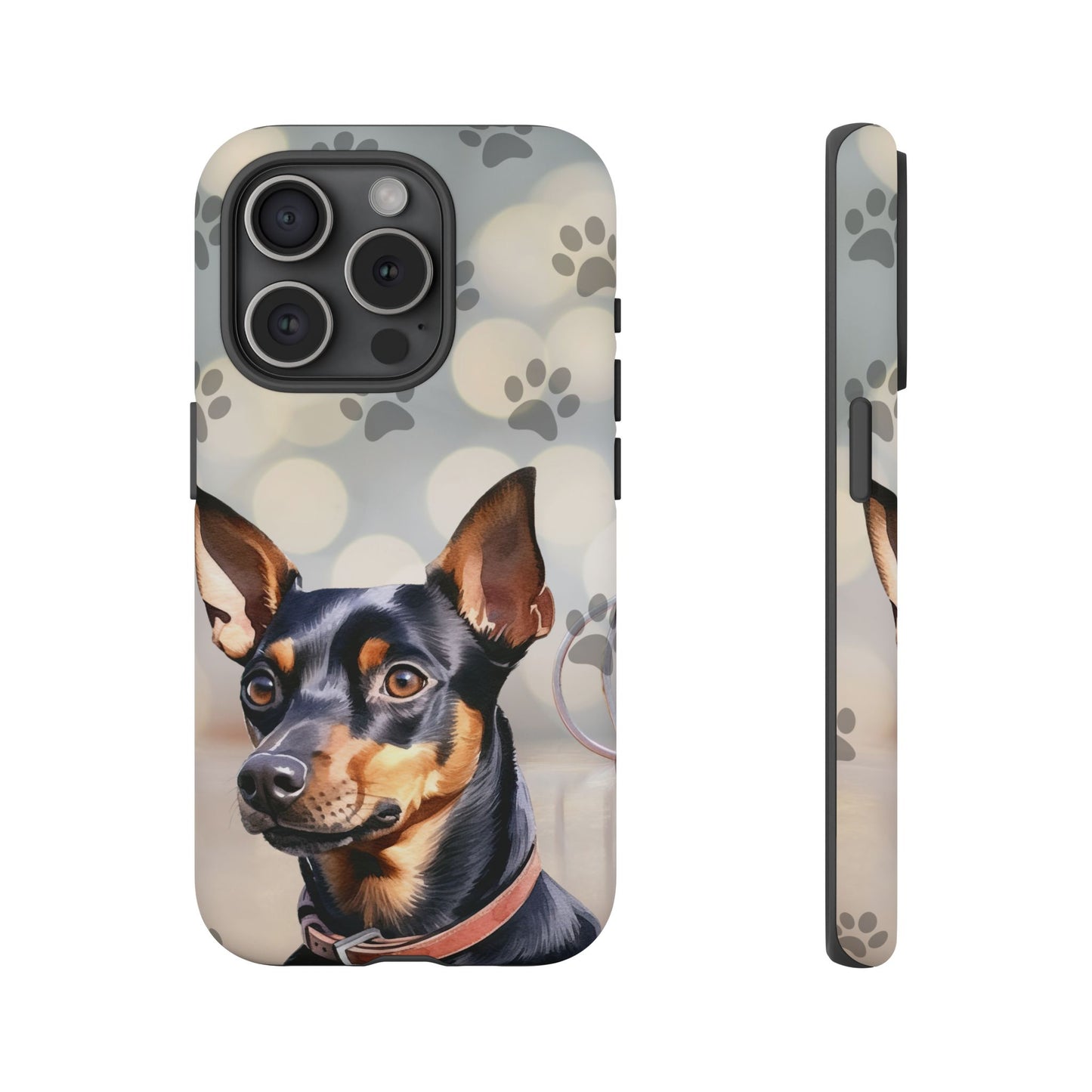 Miniature Pinscher by Tough Cases (Apple iPhone, Samsung Galaxy, and Google Pixel)