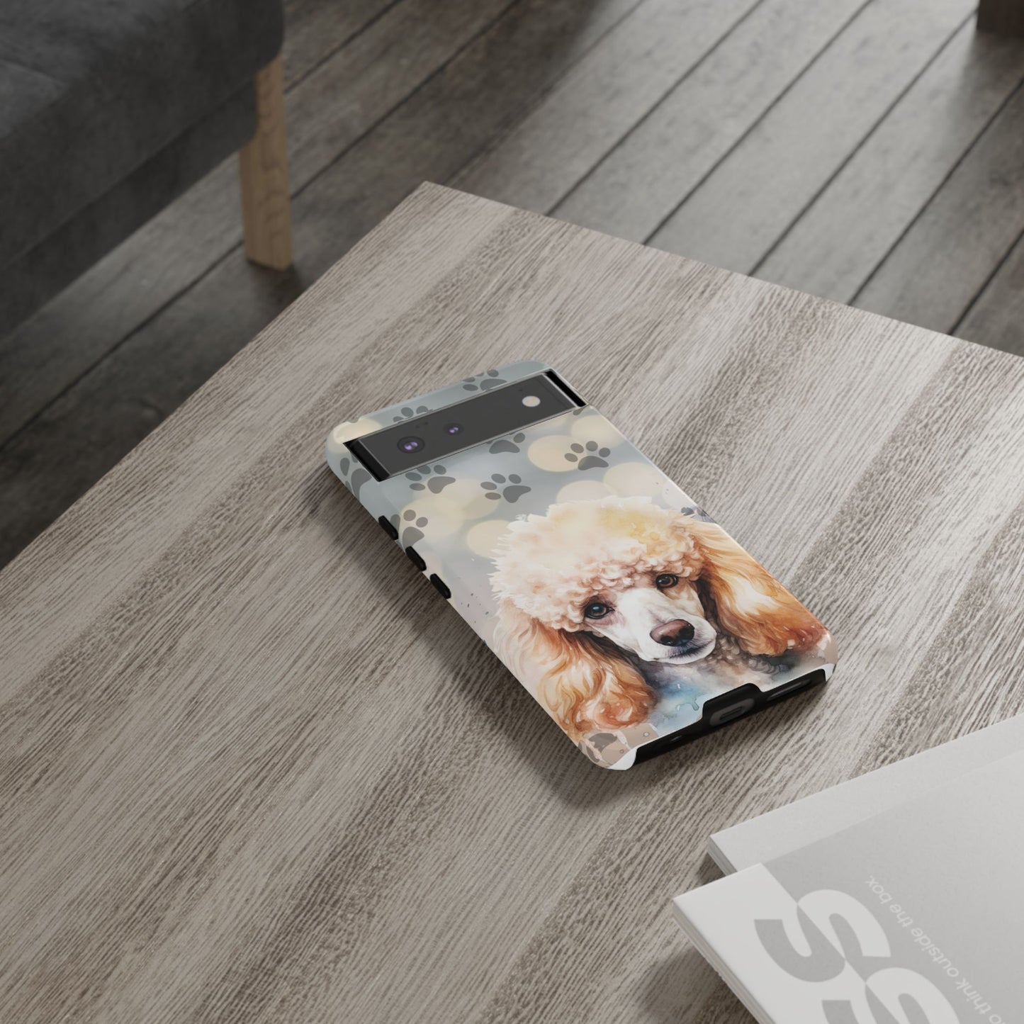 Poodle Phone Case by Tough Cases (Apple iPhone, Samsung Galaxy, and Google Pixel )