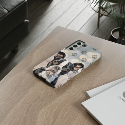 Boston Terrier Phone Case by Tough Cases (Apple iphone, Samsung galaxy, Google Pixel) Boston Terrier