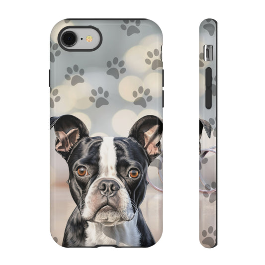 Boston Terrier Phone Case by Tough Cases (Apple iphone, Samsung galaxy, Google Pixel) Boston Terrier