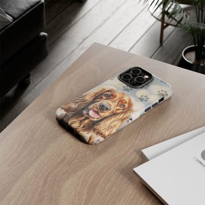 Cocker Spaniel Phone Case by Tough Cases (Apple iPhone, Samsung Galaxy, and Google Pixel)