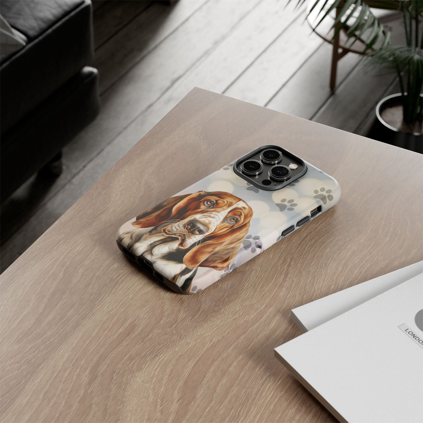 Basset Hound Phone Case by Tough Cases (Apple iPhone, Samsung Galaxy, and Google Pixel)