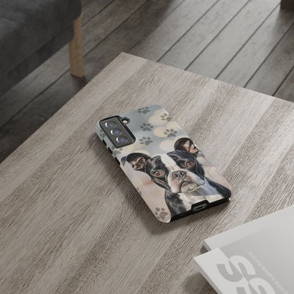Boston Terrier Phone Case by Tough Cases (Apple iphone, Samsung galaxy, Google Pixel) Boston Terrier