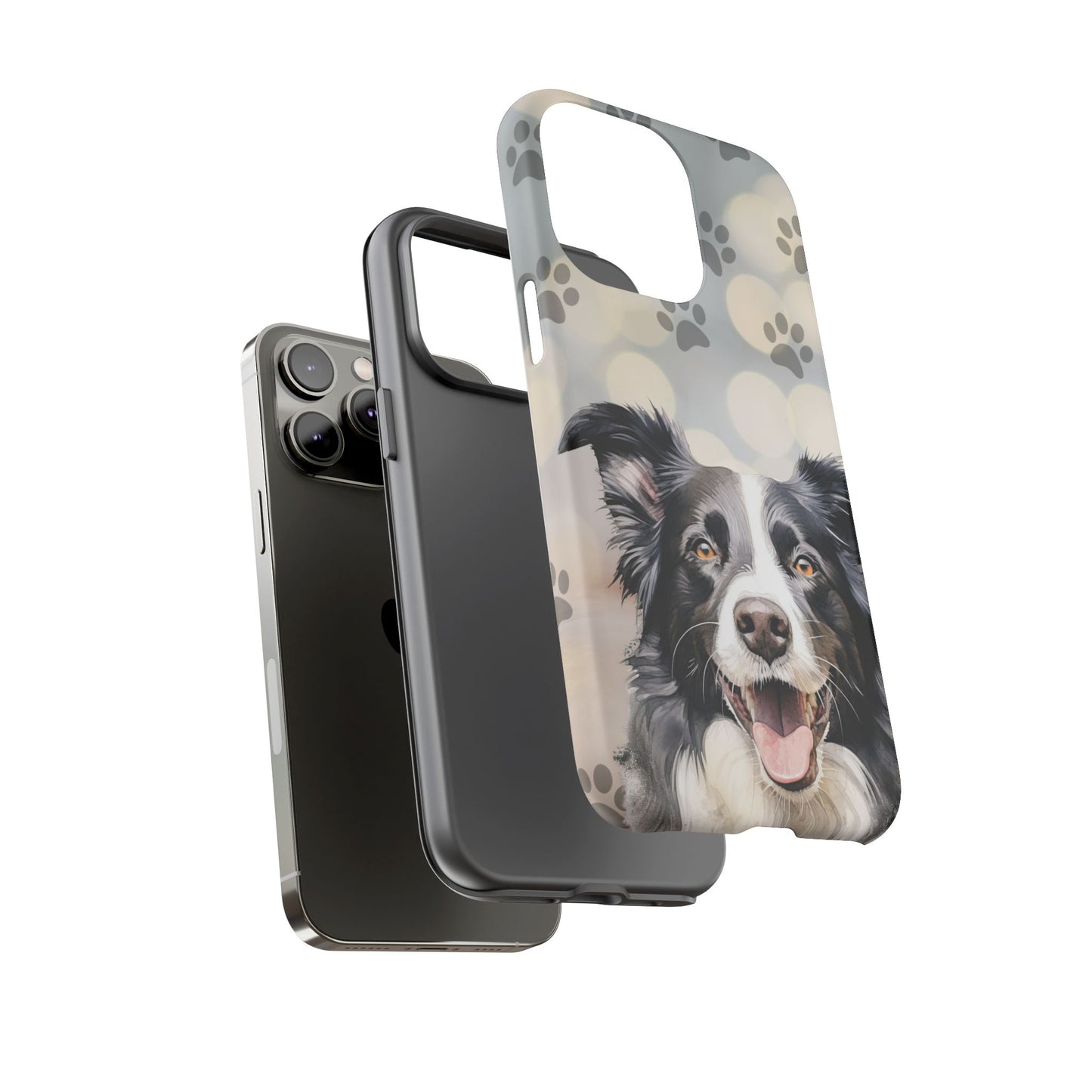 Border Collie Phone Case by Tough Cases (Apple iPhone, Samsung Galaxy, and Google Pixel)